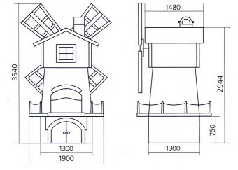 Барбекю Kaminhouse Мельница