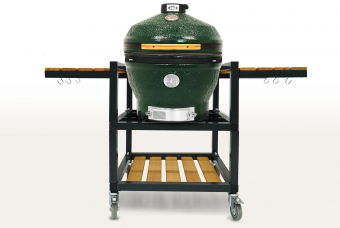 Керамический гриль-барбекю CFG CHEF, 61 см/24 дюйма (черный)